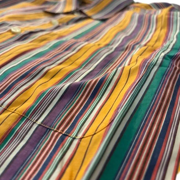 RALPH LAUREN PURPLE LABEL Shirt (L, Orange, Cotton) - Picture 3 of 6